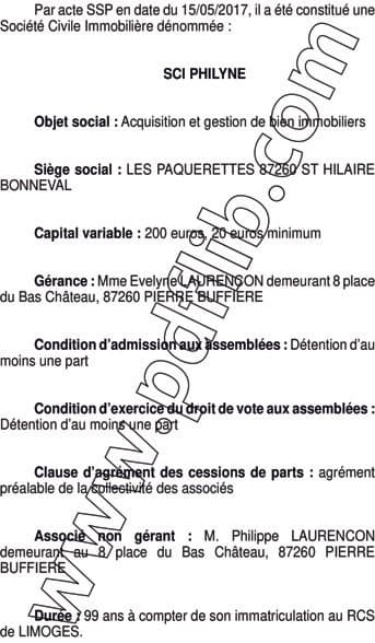 Contenu publication