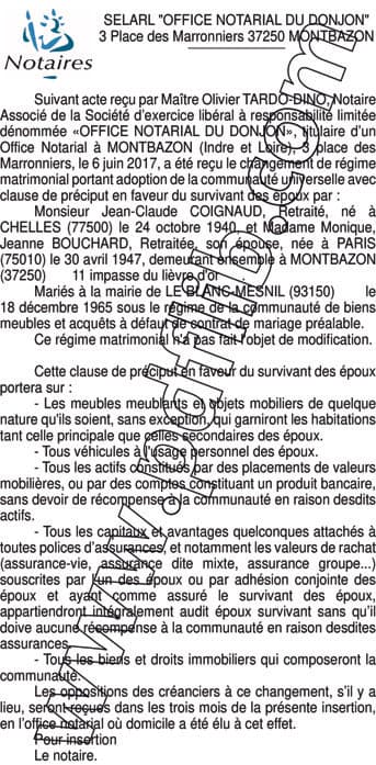 Contenu publication