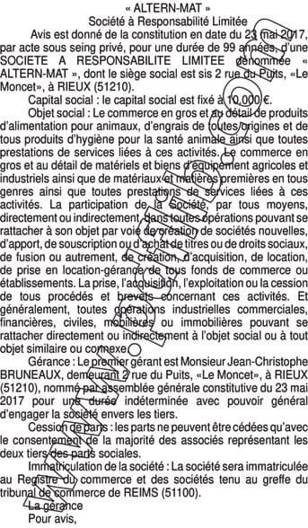 Contenu publication