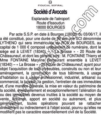 Contenu publication