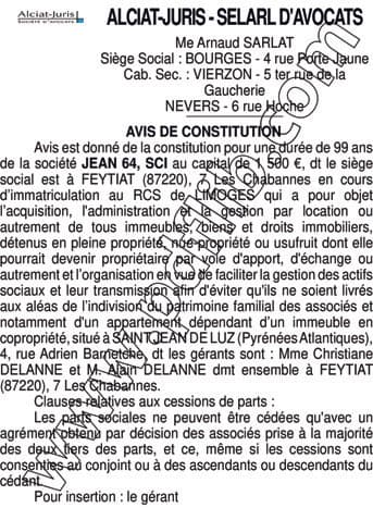 Contenu publication