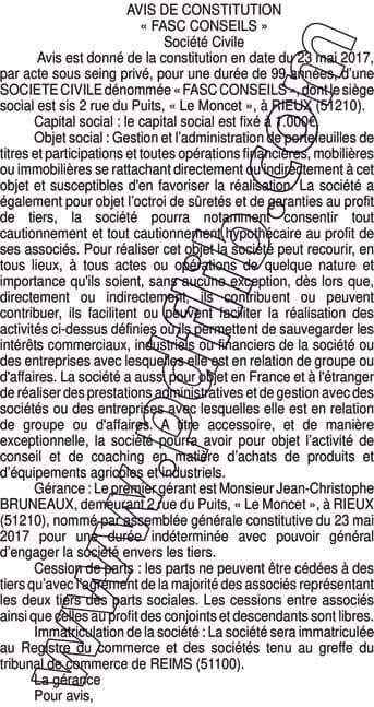 Contenu publication