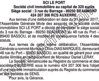 Contenu publication