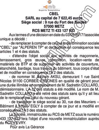 Contenu publication