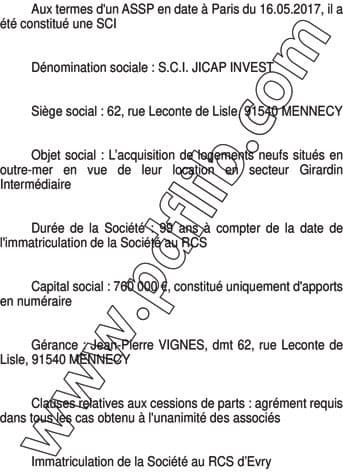 Contenu publication