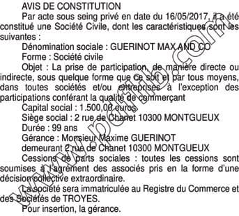 Contenu publication