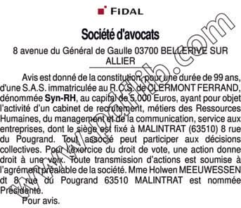 Contenu publication