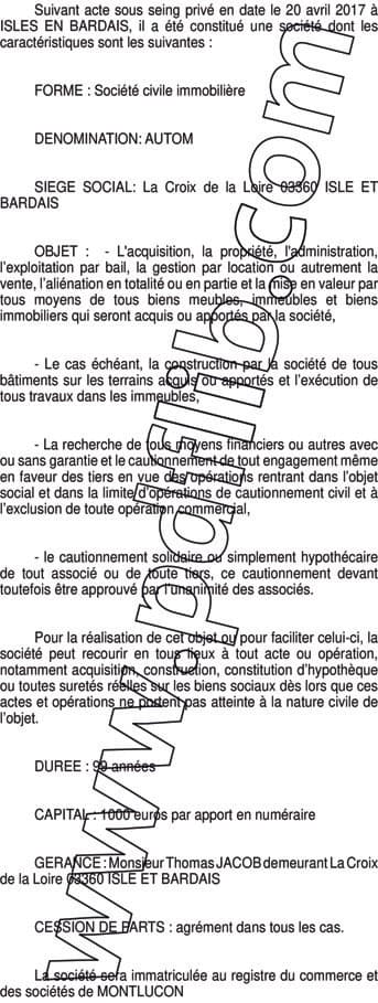 Contenu publication