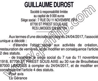 Contenu publication