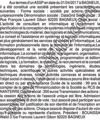 Contenu publication