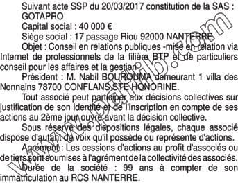 Contenu publication