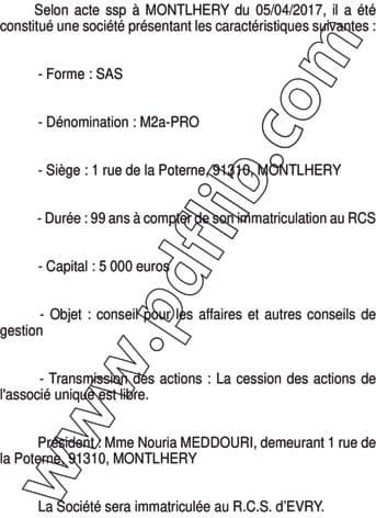 Contenu publication