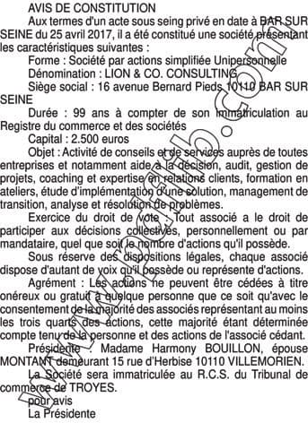 Contenu publication
