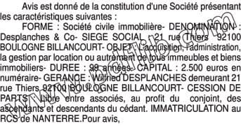 Contenu publication