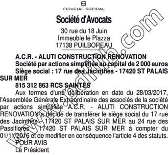 Contenu publication