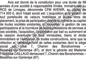 Contenu publication