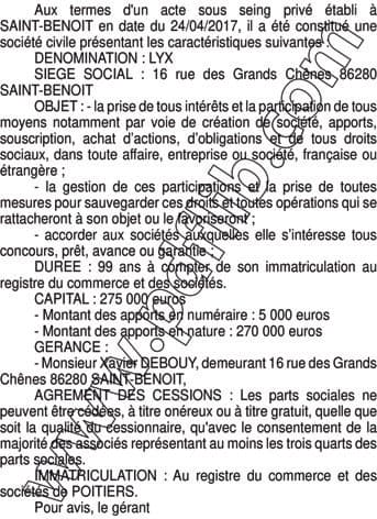 Contenu publication