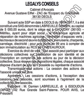 Contenu publication