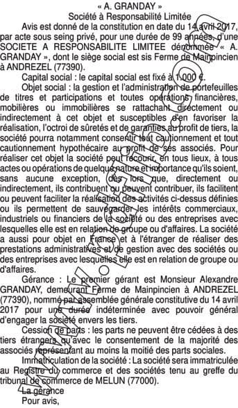 Contenu publication