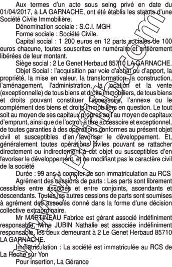 Contenu publication