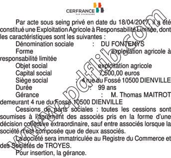 Contenu publication