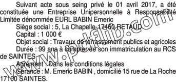Contenu publication