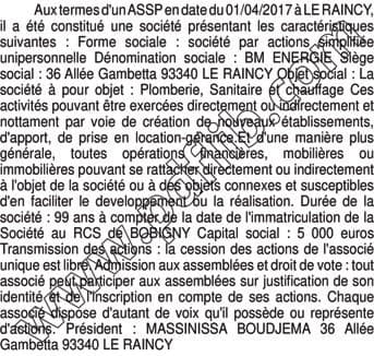Contenu publication