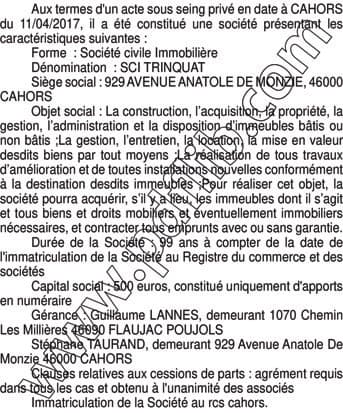 Contenu publication