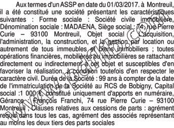 Contenu publication