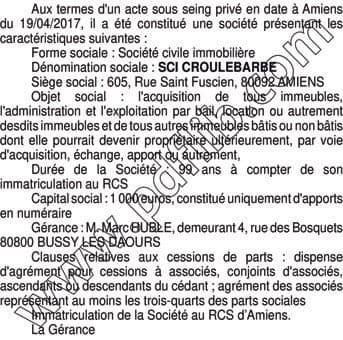 Contenu publication