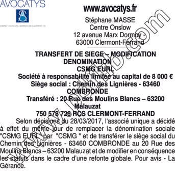 Contenu publication