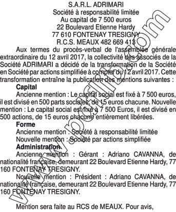 Contenu publication