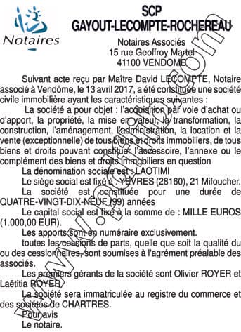 Contenu publication
