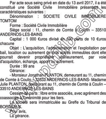 Contenu publication