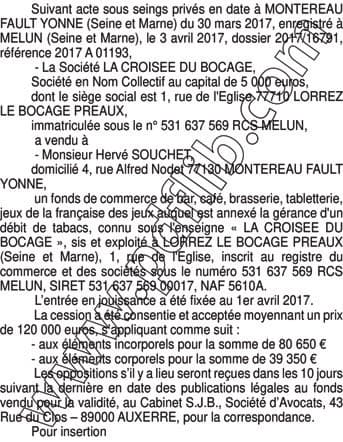 Contenu publication