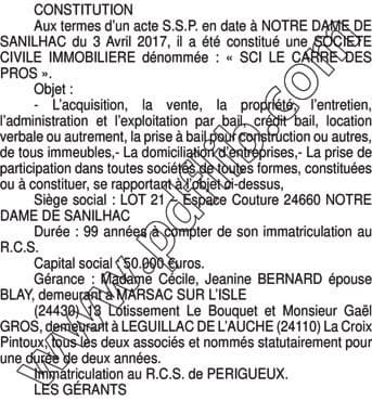 Contenu publication