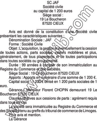 Contenu publication