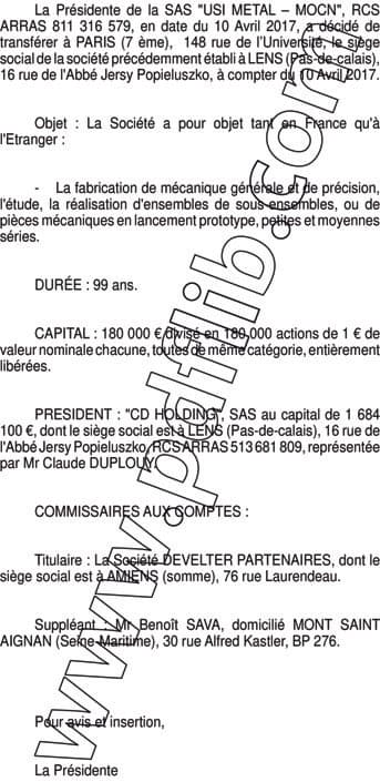Contenu publication