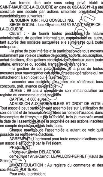Contenu publication
