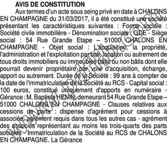 Contenu publication