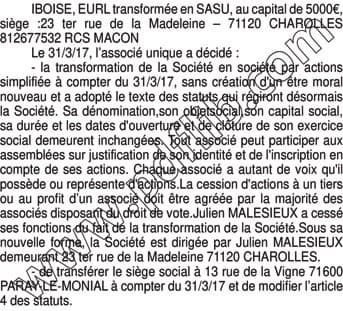 Contenu publication