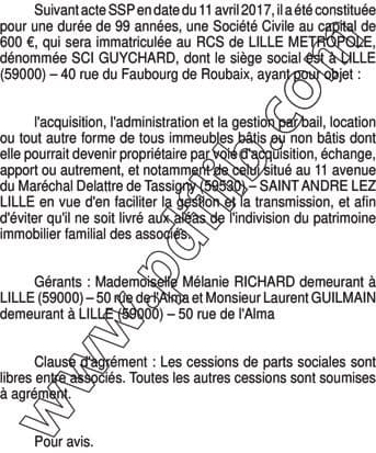 Contenu publication