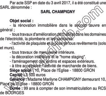 Contenu publication