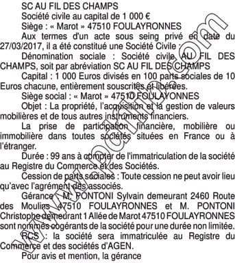 Contenu publication