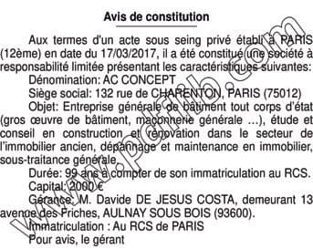 Contenu publication