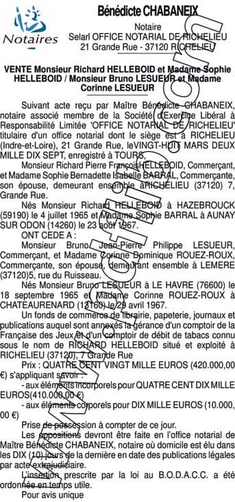 Contenu publication