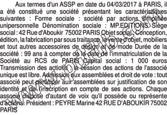 Contenu publication