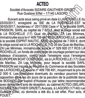 Contenu publication