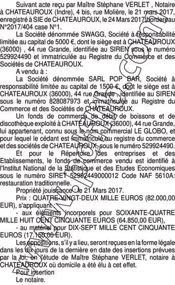 Contenu publication