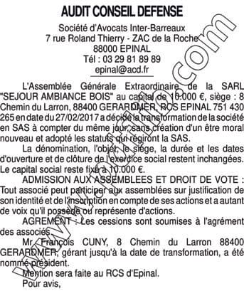 Contenu publication